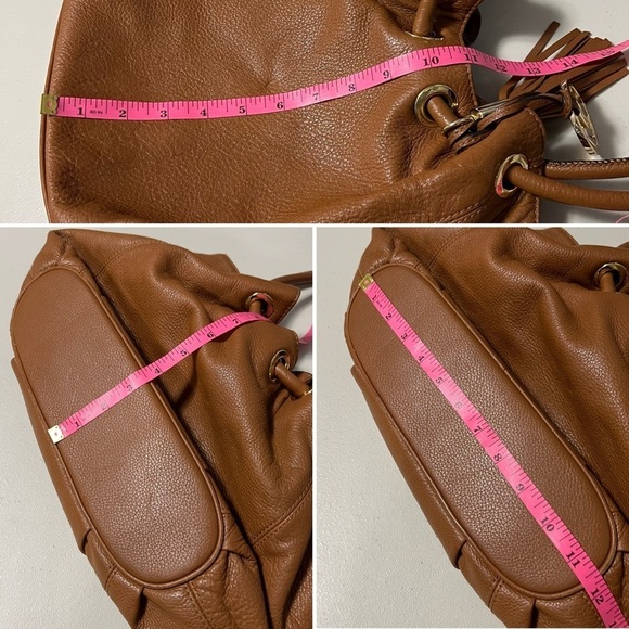 MICHAEL KORS Soft Pebbled Leather Ring Handle Bag - Picture 15 of 15